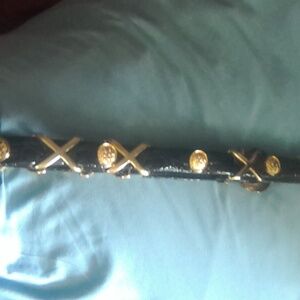 ML Leather and Gold hardware Belt size 37 x 1 inches.